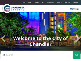 'chandleraz.gov' screenshot