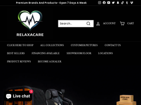 'relaxacare.ca' screenshot