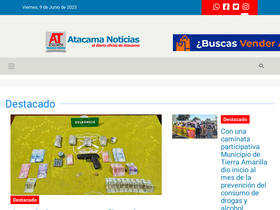 'atacamanoticias.cl' screenshot