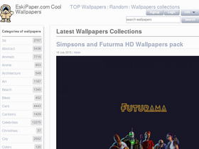 'eskipaper.com' screenshot