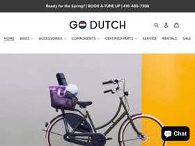 GoDutch homepage screenshot