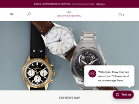 'borsheims.com' screenshot