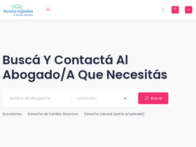 'derechoargentino.com.ar' screenshot