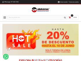 'elektron.com.mx' screenshot