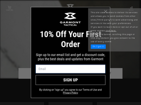 'garmonttactical.com' screenshot