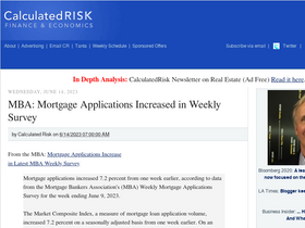 'calculatedriskblog.com' screenshot