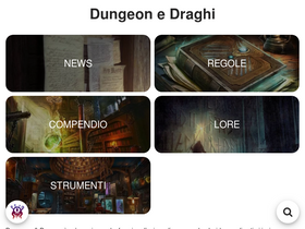 'dungeonedraghi.it' screenshot