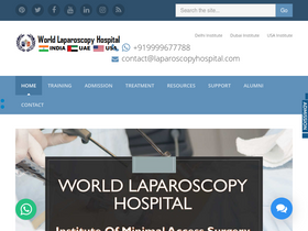 'laparoscopyhospital.com' screenshot