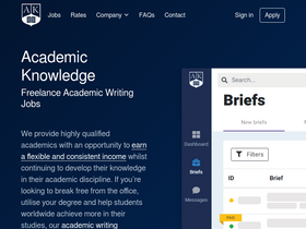 'academicknowledge.com' screenshot