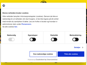 'glimt.no' screenshot