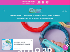 creation-dessin.com homepage screenshot