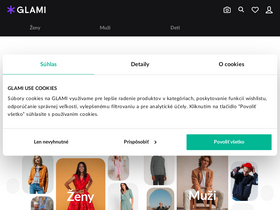 'glami.sk' screenshot