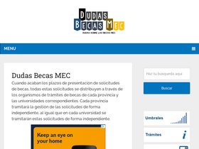 'dudasbecasmec.net' screenshot