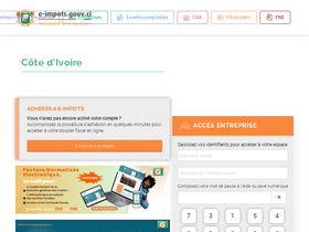 'e-impots.gouv.ci' screenshot