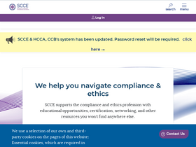 'corporatecompliance.org' screenshot