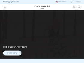 'hillhousehome.com' screenshot