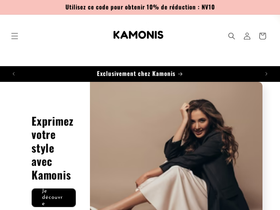 Kamonis website screenshot