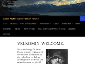 'norse-mythology.org' screenshot