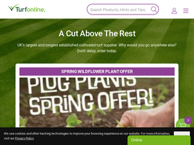 'turfonline.co.uk' screenshot