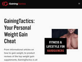 'gainingtactics.com' screenshot