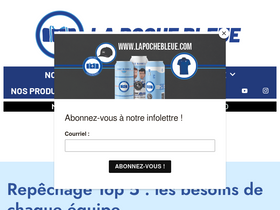 'lapochebleue.com' screenshot