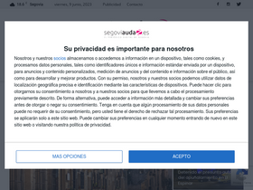 'segoviaudaz.es' screenshot