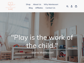 montessoriandme.us homepage screenshot
