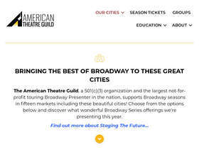 'americantheatreguild.com' screenshot