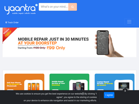 'yaantra.com' screenshot