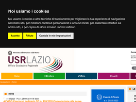 'usrlazio.it' screenshot