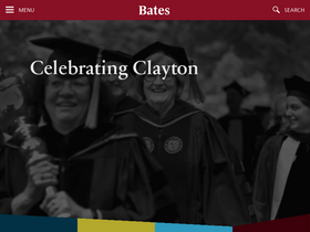 'bates.edu' screenshot