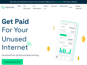 'repocket.co' screenshot