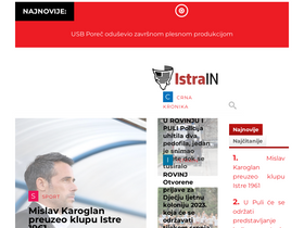 'istrain.hr' screenshot
