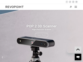 'revopoint3d.com' screenshot