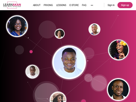 'learnakan.com' screenshot