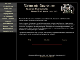 'wehrmacht-awards.com' screenshot