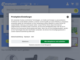 'conrad.ch' screenshot
