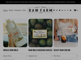 'rawfarmusa.com' screenshot
