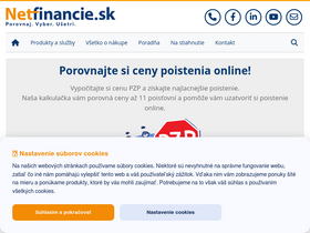 'netfinancie.sk' screenshot