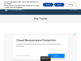 'ship-tracker.org' screenshot