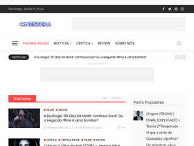 'cinestera.com.br' screenshot