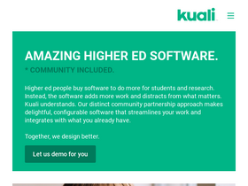 'kuali.co' screenshot