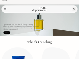 trenddepartment.com homepage screenshot