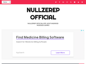 'nullzerepmods.com' screenshot