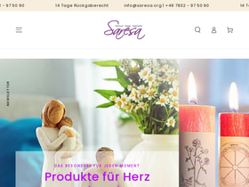 saresa-shop.de homepage screenshot