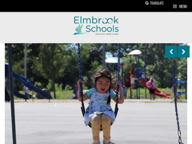 'elmbrookschools.org' screenshot