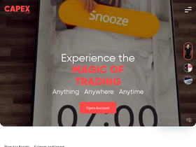 'capex.com' screenshot