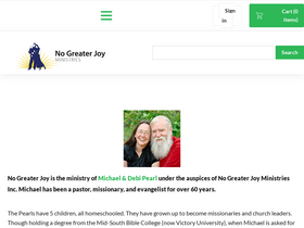 'nogreaterjoy.org' screenshot