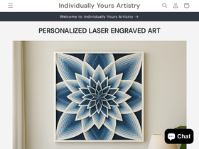 individuallyyoursartistry.com homepage screenshot