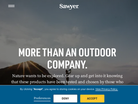 'sawyer.com' screenshot